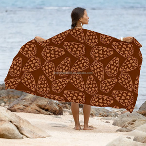 Sarong Hawaiano Personalizzato per <span class=keywords><strong>Donna</strong></span> Adulta, Tessuto in Rayon con Stampa Hawaiana, Copricostume Sarong - Product Image 6