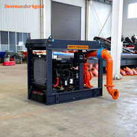 Machine de lavage d'or automatique à grande échelle avec tamis rotatif, durabilité industrielle, antirouille, pour l'extraction aurifère en rivière et en ruisseau