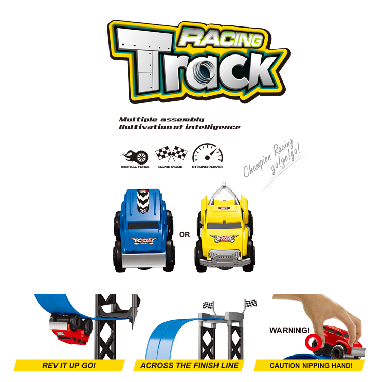 Model Racing Toy Track Diy Assembled Rail Kits Catapult Rail Car Racing Boy Toys For Children Gift Size:36*28*8Cm 6 Model Racing Toy Track Diy Assembled Rail Kits Catapult Rail Car Racing Boy Toys For Children Gift Size:36*28*8Cm