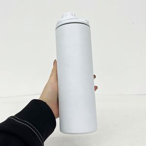 Vasos Deportivos de Acero Inoxidable con Aislamiento al Vacío para Sublimación, 20 oz, Color Macaron, con Tapas Deportivas - Product Image 4