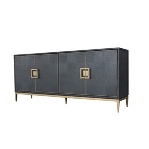 ตู้ข้างวางของไม้โอ๊คโบราณสำหรับห้องรับประทานอาหาร ห้องนั่งเล่น ตู้ 4 บาน เฟอร์นิเจอร์บ้าน เฟอร์นิเจอร์ห้องนอน เฟอร์นิเจอร์ห้องครัว - Product Image 2