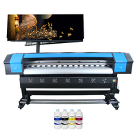 Plotter de Inyección de Tinta de Formato Grande de 1.6m 1.8m 3.2m, Impresora XP600 I3200 con Tinta Eco Solvente para Impresión de Pósters, Lonas y Vinilos