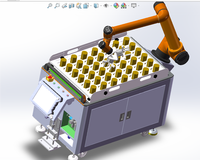 Robot collaboratif à 6 axes, robot de récolte des fruits et légumes, peut être équipé d'un chariot mobile