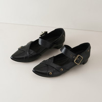 Chaussures plates pour femmes 2026, style designer super populaire, à bout pointu, avec boucles souples, rivets et coussinets confortables