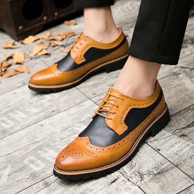 Hot Retro Womens Collegiate Casual Synthetic Stylish Brogue Oxford Flats Shoes