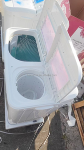 Lave-<span class=keywords><strong>linge</strong></span> semi-automatique 11 kg, double cuve, chargement par le haut, blanc, fonctionnement en anglais, état neuf, pour la maison - Product Image 2