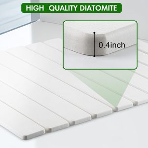 Tùy Chỉnh 24 "* 16" Thân Thiện Với Môi Diatomite Khô Mat Phong Cách Hiện Đại Nhanh Chóng Hấp Thụ Nước Đá Tắm Mat Cho Phù Hợp Với Bất kỳ Truy Cập - Product Image 4
