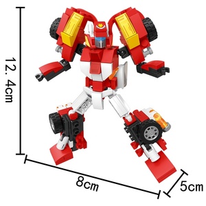 ZEKO KB2001 5 en 1 PentaStorm <span class=keywords><strong>Robot</strong></span> gigante juguetes modelo 5 uds Robots transformadores para niños bloques de construcción juego de juguetes de ladrillos - Product Image 5