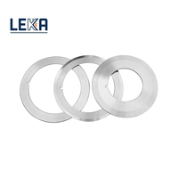 Couteaux de découpe supérieur et inférieur LEKA pour séparateur de batterie au lithium, film BOPP, tissu non tissé, lame de découpe circulaire
