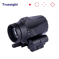 MG002 3X Magnifier 20mm Objective Lens 2 Diopter Adjustment 72mm Compact Matt Black Aluminium Red Dot High IP67 Waterproof