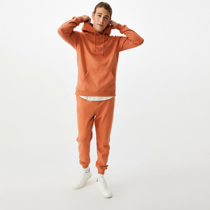 Fabricant d'ensemble de survêtements de sport personnalisés 100% survêtement en coton uni pour hommes - Product Image 1