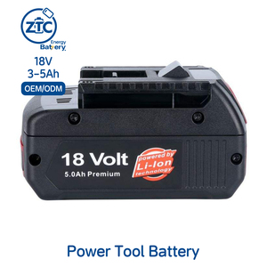 Batterie de remplacement Li-ion rechargeable et longue durée de vie de haute qualité <span class=keywords><strong>18V</strong></span> 3.0Ah 4.0Ah 5.0Ah BAT610 avec indicateur pour <span class=keywords><strong>Bosch</strong></span> - Product Image 1