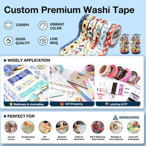 CMYK personalizado impreso Eco alta calidad Kawaii enmascarar japonés lindo Washi fabricante de cintas de papel - Product Image 4