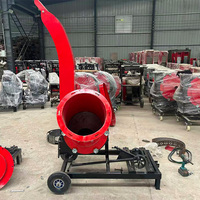 Nouvelle machine à hacher et à déchiqueter le foin Cyclone Cylinder avec moteur électrique multifonctionnel pour l'herbe, la paille et l'alimentation animale