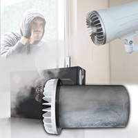 Máquina de Humo de Seguridad, Sistema de Nebulización Antirrobo, Generador de Humo de Respuesta Rápida, Alarma Antirrobo Inalámbrica para Tienda, Almacén, Oficina