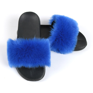 Nouvelles pantoufles plates en laine antidérapantes <span class=keywords><strong>pour</strong></span> femmes, chaussures confortables de style marche, pantoufles simples à semelle souple, idéales <span class=keywords><strong>pour</strong></span> <span class=keywords><strong>la</strong></span> plage - Product Image 4