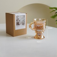Premium Kaffeetassen-Gelee-Wachskerze im Klarglas Duftkerze für Büro-Schreibtisch Schlafzimmer Nachttisch Ornament Dekoration