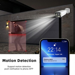 HIKWIFI 4K 2MP AHD 闭路电视摄像系统 4CH/8CH/16CH DVR 套件，带夜视功能、云存储、CMOS 传感器 - 户外子弹型安全监控 - Product Image 2