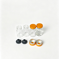 Vente en gros OEM de flacons tubulaires de haute qualité 16*27mm, capacité 2ml, flacons pharmaceutiques en verre borosilicate transparent