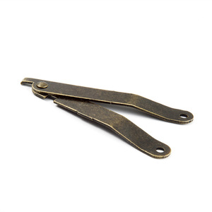 Bisagra para Muebles de Hierro Bronce Antiguo, Pequeña, Mediana, Grande, Conector para Caja de Madera, Montaje en Superficie, Duradera, Diseño Tradicional - Product Image 4