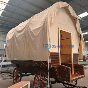 Carroza de Caballos para 5-6 Personas con Techo, Decoración Navideña para Exteriores, Carroza Romántica para Bodas, Carroza Turística con Toldo - Product Image 6