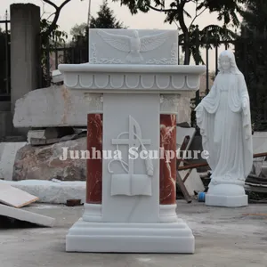 Modern natural marble church pulpit podium designs