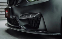 Aileron de diffuseur avant en Fiber de carbone sec de luxe pour bmw F80 M3 F82 F83 M4 2014-2020 lèvre de pare-chocs avant de Style 3D