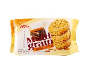 Özelleştirilmiş ambalaj çok tahıl bisküvi karabuğday kraker doğal şişirilmiş buğday Thins tuzlu tat kraker bir çanta içinde - Product Image 2