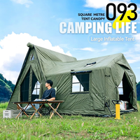 Grande tente familiale gonflable, installation rapide, plage, pique-nique, camping et rassemblements en plein air, imperméable, 16 m², 4 saisons, PU3000