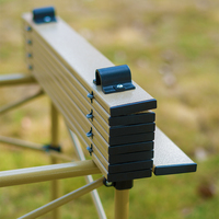 Table de camping modulaire IGT en alliage d'aluminium, table de cuisine pliable d'extérieur, table tactique multifonctionnelle