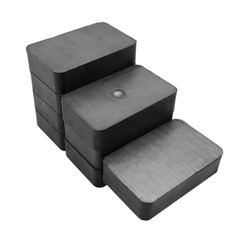 Ferrite Ferrite Permanent Magnet Block Door Stopper Square Patch Y35 Grade ...