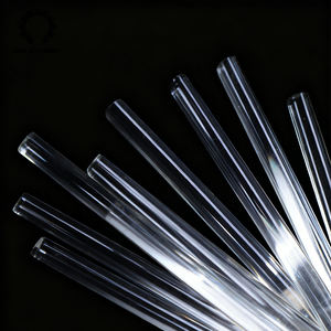 Высококачественный стеклянный стержень из боросиликатного стекла 3.3, термостойкий, химически стойкий, прозрачный, цельный, для лабораторных работ, перемешивания, изготовления стекла на заказ - Product Image 2