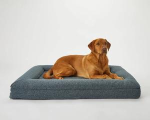 للبيع بالجملة غطاء مخصص دمية قابلة للغسل قابل للإزالة من الكتان مقاوم للماء غزل محايد سرير الكلب رغوة العظام - Product Image 5