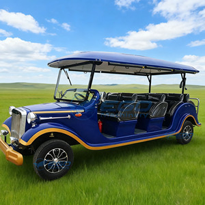 Coche Eléctrico Clásico de Buena Calidad y Bajo Precio, Vehículo Antiguo Popular de 11 Plazas para Turismo - Product Image 2
