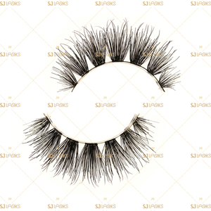 Pestañas de visón <span class=keywords><strong>Huda</strong></span> de pelo humano real hechas a mano con etiqueta privada Beautiful Own Logo Box Lashes - Product Image 1