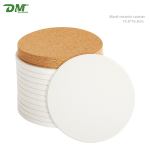 Sous-verre en céramique et <span class=keywords><strong>liège</strong></span> blanc à sublimation personnalisée <span class=keywords><strong>Tapis</strong></span> et coussin d'isolation <span class=keywords><strong>thermique</strong></span> pour boisson, tasse, tasse, produit personnalisable vierge - Product Image 1
