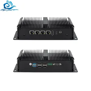 Helorpc Pfense In-Tel N100 Firewall Hardware Ddr4 Msata Ssd Mini Pc Computer Firewall Router Server Met 4 Ethernet Poorten