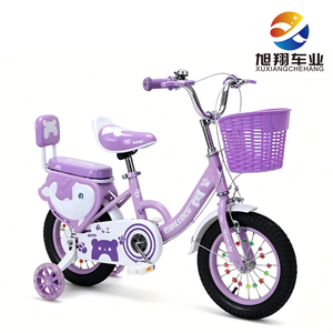 Bicicleta Infantil OEM <span class=keywords><strong>de</strong></span> 12, 14, 16 y 20 Pulgadas con Neumáticos <span class=keywords><strong>de</strong></span> Goma 2.125, Ruedas Laterales con Luces, Asiento Cómodo y Manillar, Fabricada en China - Product Image 1