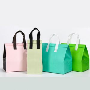 Non Woven Aluminum Foil Cooler <b>Bag</b> <b>Small</b> Takeaway Cold and Hot Drinks Coffee Food Delivery Disposable Thermal Insulated <b>Bag</b> - Product Image 4
