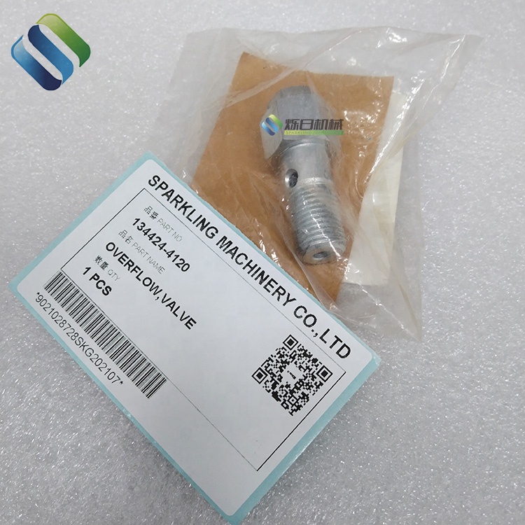 Excavator Overflow Valve 134424-4120 - Reliable Performance