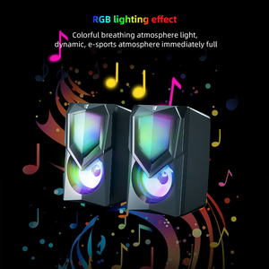 Jertech S9 bán buôn Mini <span class=keywords><strong>USB</strong></span> <span class=keywords><strong>3.0</strong></span> phụ kiện máy tính LED Light PC Loa máy tính xách tay cho máy tính để bàn - Product Image 2