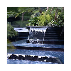Fuente <span class=keywords><strong>de</strong></span> Cascada <span class=keywords><strong>de</strong></span> <span class=keywords><strong>Agua</strong></span> Transparente <span class=keywords><strong>de</strong></span> Diseño Moderno, <span class=keywords><strong>Cascadas</strong></span> Artificiales para Exteriores, Fuente <span class=keywords><strong>de</strong></span> Acero Inoxidable para Jardín - Product Image 1