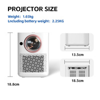 Mini projecteur Y3 intelligent Full HD Android 9, prise en charge 4K, LED 300 lumens, home cinéma UST, interaction tactile, haut-parleurs intégrés, 2.4G/5G