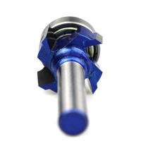 Fresa de Madera de 4 Filos de Alta Calidad con Vástago de 6 mm, Cortador de Fresado para Trabajar la Madera, Cuchilla de Recorte R1 R2 R3