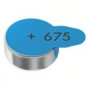 แบตเตอรี่ซิงค์แอร์สำหรับเครื่องช่วยฟัง รุ่น 675 สีฟ้า (6 ก้อน) 24600 101 416 - Product Image 2