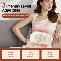 Masseur Abdominal Électrique Sans Fil à Pierre de Bian pour Pétrissage, Rouleau Bruleur de Graisse du Ventre, Machine Minceur Anti-Cellulite