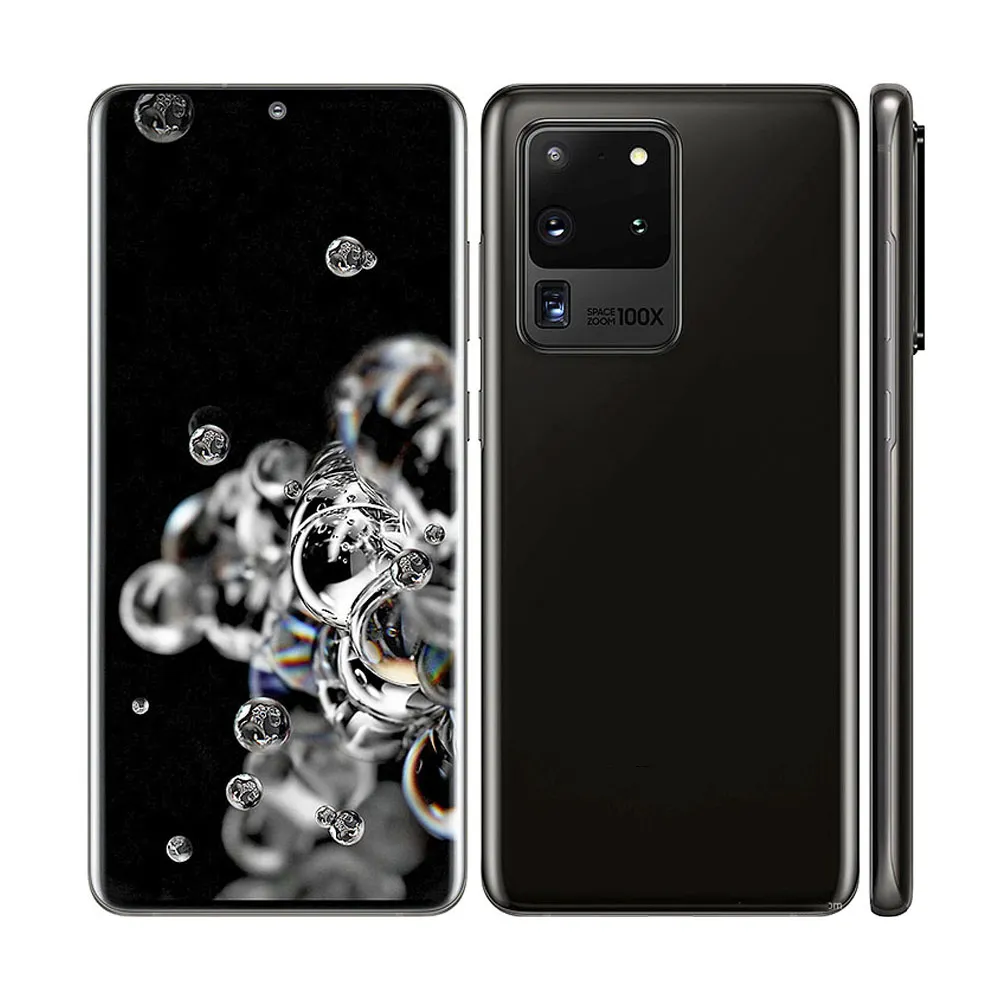 S20 Ultra 5G Exynos 990 256GB ROM 16GB RAM Octa Core Snap Dragon 865 Cell Phone Original Unlocked Mobile Phones for Samsung S20U