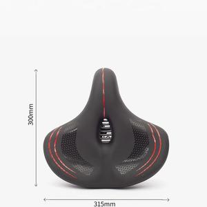 Coussin de <span class=keywords><strong>selle</strong></span> de vélo <span class=keywords><strong>VTT</strong></span>, <span class=keywords><strong>selle</strong></span> de vélo de tourisme, <span class=keywords><strong>large</strong></span> et épaisse, siège de vélo électrique - Product Image 4