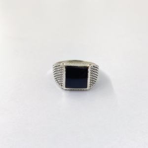 Anillo de Ónice Negro, Anillo de Plata de Ley 925 con Piedra Preciosa, Anillo Ajustable de Ónice Negro, Colección Hecha a Mano, Anillos Finos de Plata, Joyería, Precio al por Mayor - Product Image 2