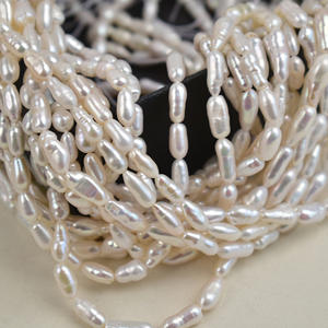 ไข่มุกน้ำจืดทรงพิพพะ รูปทรงบาร็อค ฟันไม่เรียบ ปลายตรง สำหรับทำสร้อยคอ DIY - Product Image 3